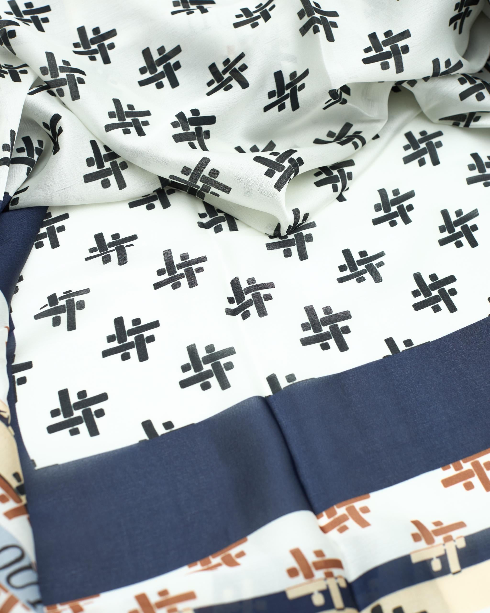 SPRING Scarf in blue