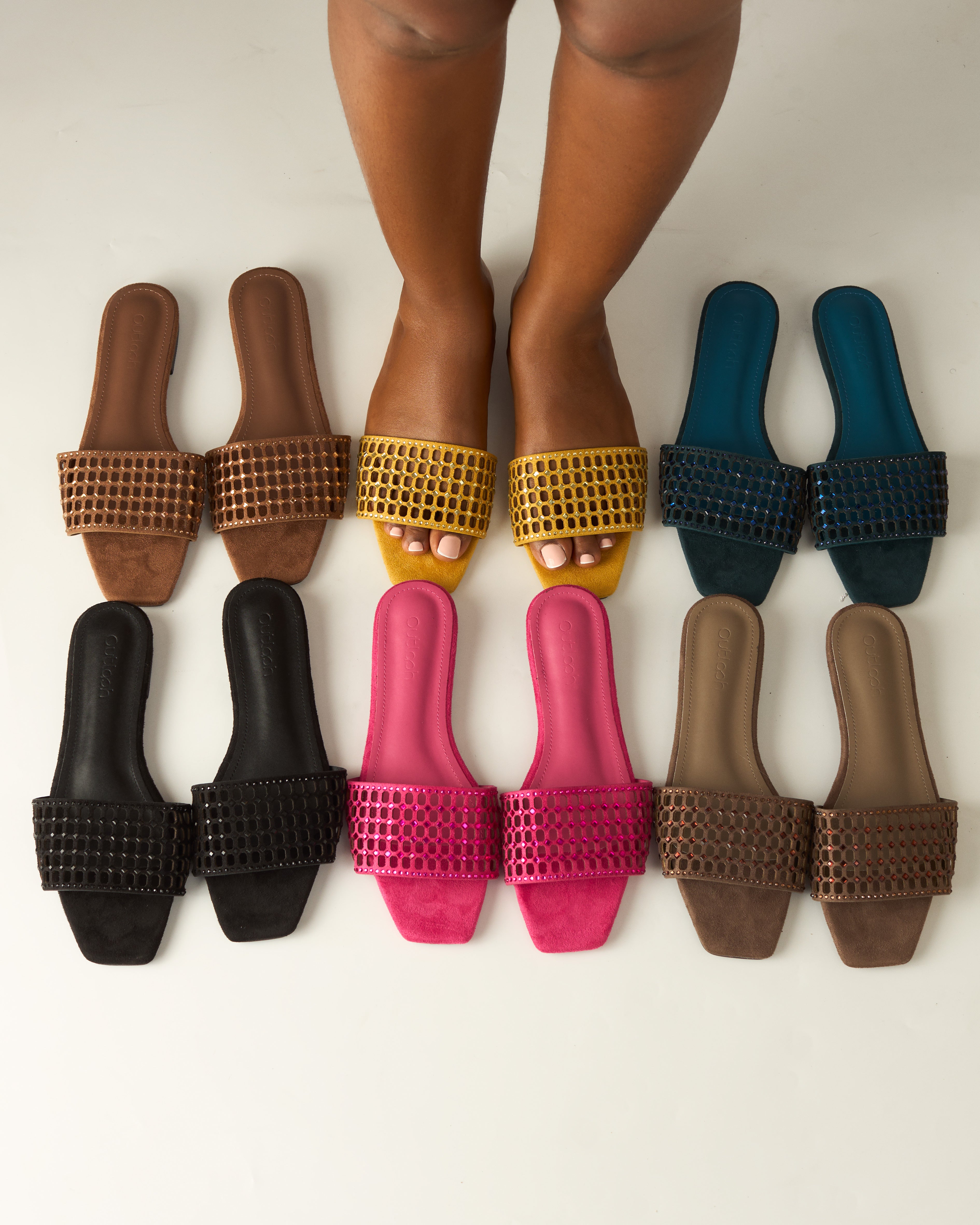 Luna Slides in Toffee