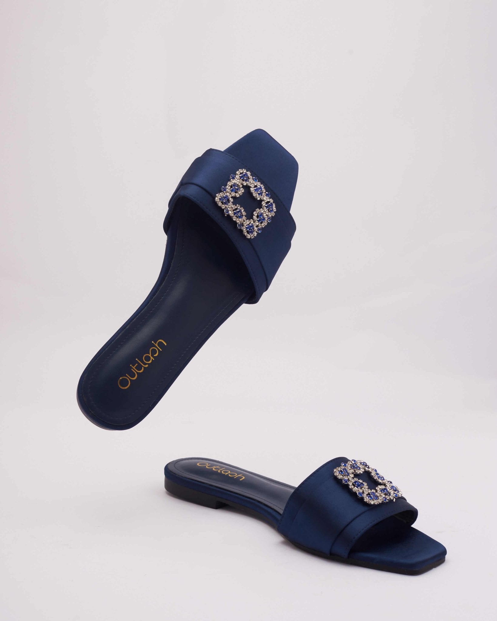 DAISY Slides in Blue - Outlash brand