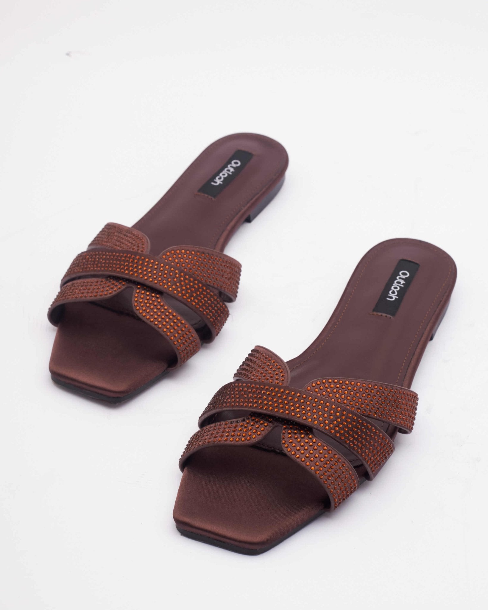 Glint Slides in COFFEE - Outlash brand