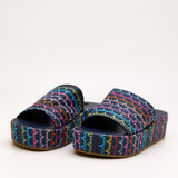 VEDA PLATFORM SLIDES IN BLUE