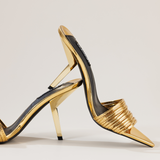 DONNA HEELS IN GOLD