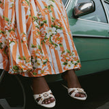 ELAN SLIDES IN PATENT WHITE