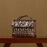 ZOYA FLAP BAG IN PLATINUM (MEDIUM)