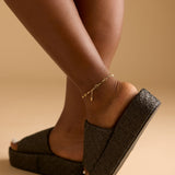 VEDA PLATFORM SLIDES IN BLACK