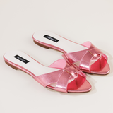 ALOURA SLIDES in PINK