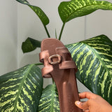 SOLARA SLIDES IN BRONZE GOLD