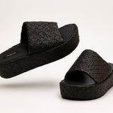 VEDA PLATFORM SLIDES IN BLACK