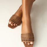 Luna Slides in Toffee