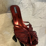 COOP KITTEN HEEL IN WINE HEART