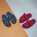 VONN SLIDES IN DENIM