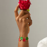 Electra Bracelet in Crimson