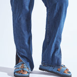 VONN SLIDES IN DENIM