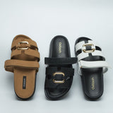 VONN SLIDES IN BLACK