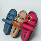 VONN SLIDES IN  LIGHT BROWN