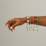 Electra Bracelet in Crimson