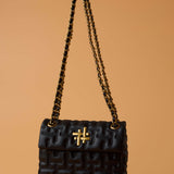 ZOYA FLAP BAG IN BLACK (SMALL)