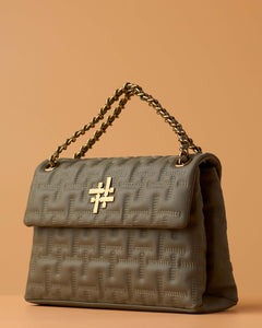 ZOYA FLAP BAG IN ARMY GREEN (MEDIUM)