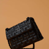 ZOYA FLAP BAG IN BLACK (SMALL)