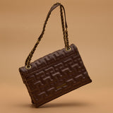 ZOYA FLAP BAG IN COFFEE (MEDIUM)