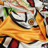 Custom Print Scarf in Flora