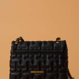 ZOYA FLAP BAG IN BLACK (SMALL)