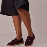 ASHTON LOAFERS IN BURGUNDY