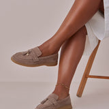 ASHTON LOAFERS IN BIEGE