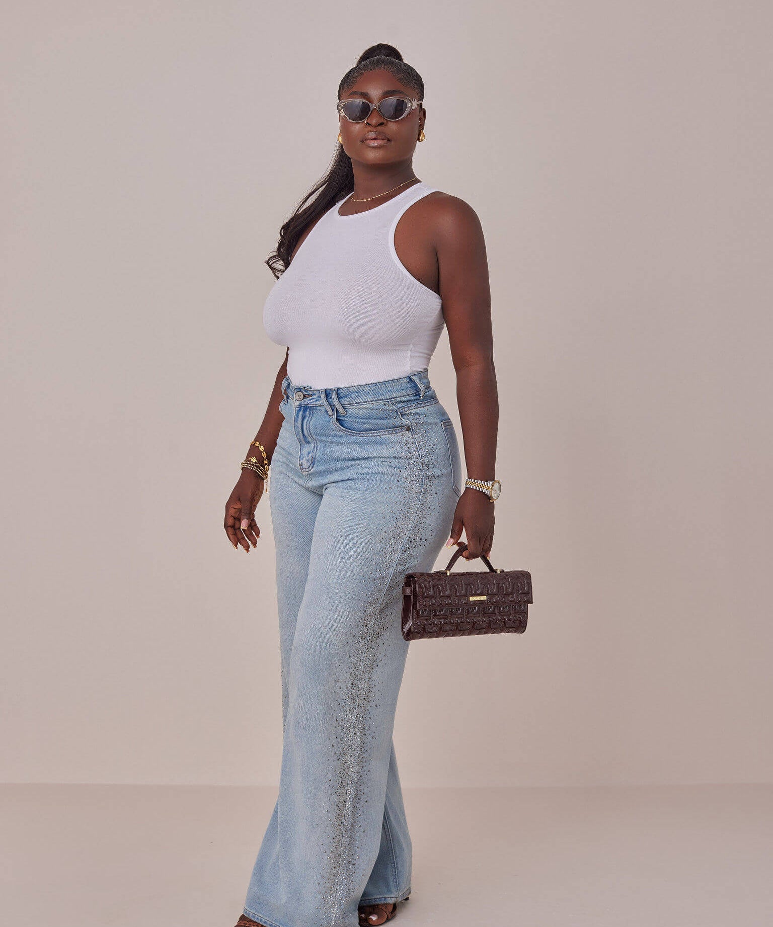 MONROE WIDE-LEG JEANS
