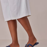 SOLARA SLIDES IN DARK BLUE