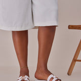 SOLARA SLIDES IN WHITE