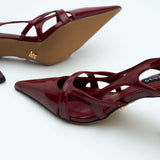ETHEREAL HEELS IN CHERRY