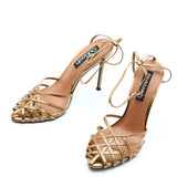 SASHA HEELS IN BRONZE