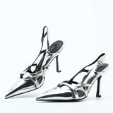 ETHEREAL HEELS IN SILVER