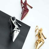 ETHEREAL HEELS IN SILVER