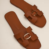 SOLARA SLIDES IN BROWN