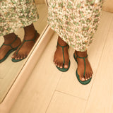 NOVA SANDALS IN GREEN
