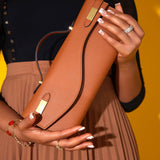 CURT PURSE IN TOFFEE