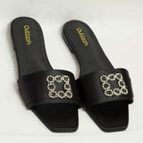 Daisy Slides in Black