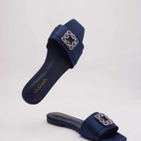 DAISY Slides in Blue - Outlash brand